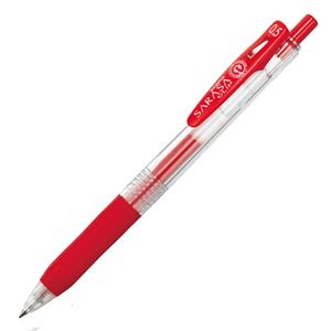 （まとめ） ゼブラ ゲルインクボールペン サラサクリップ 0.5mm 赤 JJ15-R 1本 【×60セット】