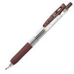 （まとめ） ゼブラ ゲルインクボールペン サラサクリップ 0.5mm 茶 JJ15-E 1本 【×60セット】