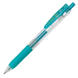 （まとめ） ゼブラ ゲルインクボールペン サラサクリップ 0.7mm ブルーグリーン JJB15-BG 1本 【×60セット】