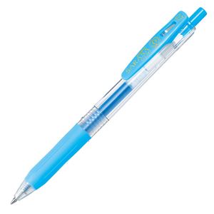 （まとめ） ゼブラ ゲルインクボールペン サラサクリップ 0.7mm ライトブルー JJB15-LB 1本 【×60セット】