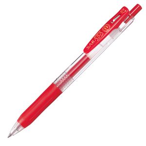 （まとめ） ゼブラ ゲルインクボールペン サラサクリップ 0.7mm 赤 JJB15-R 1本 【×60セット】