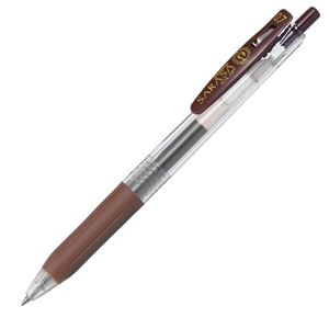 （まとめ） ゼブラ ゲルインクボールペン サラサクリップ 0.7mm 茶 JJB15-E 1本 【×60セット】