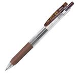 （まとめ） ゼブラ ゲルインクボールペン サラサクリップ 0.7mm 茶 JJB15-E 1本 【×60セット】