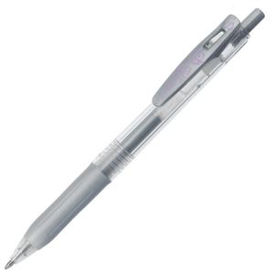 （まとめ） ゼブラ ゲルインクボールペン サラサクリップ 1.0mm 銀 JJE15-S 1本 【×60セット】