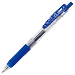 （まとめ） ゼブラ ゲルインクボールペン サラサクリップ 1.0mm 青 JJE15-BL 1本 【×60セット】