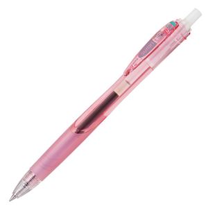 （まとめ） ゼブラ 油性ボールペン スラリ 0.5mm 黒 （軸色 ライトピンク） BNS11-LP 1本 【×60セット】