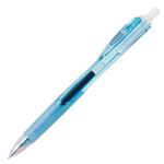 （まとめ） ゼブラ 油性ボールペン スラリ 0.5mm 黒 （軸色 ライトブルー） BNS11-LB 1本 【×60セット】