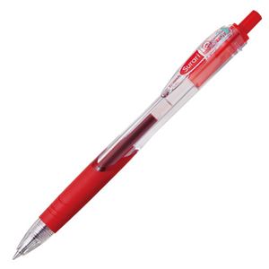 （まとめ） ゼブラ 油性ボールペン スラリ 0.5mm 赤 BNS11-R 1本 【×60セット】