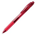 （まとめ） ぺんてる ゲルインクボールペン エナージェル・エックス 0.5mm 赤 BLN105-B 1本 【×60セット】