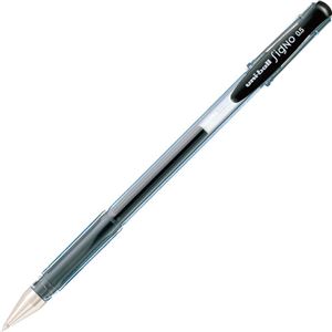 （まとめ） 三菱鉛筆 ゲルインクボールペン ユニボール シグノ エコライター 0.5mm 黒 UM100EW.24 1本 【×60セット】