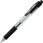 （まとめ） TANOSEE ノック式ゲルインクボールペン ニードルタイプ 0.3mm 黒 1本 【×80セット】