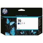 （まとめ） HP70 インクカートリッジ ブルー 130ml 顔料系 C9458A 1個 【×3セット】