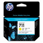 （まとめ） HP711 インクカートリッジ イエロー 29ml／個 染料系 CZ136A 1箱（3個） 【×3セット】