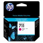 （まとめ） HP711 インクカートリッジ マゼンタ 29ml 染料系 CZ131A 1個 【×3セット】