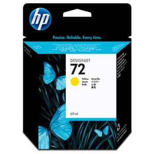 （まとめ） HP72 インクカートリッジ イエロー 69ml 染料系 C9400A 1個 【×3セット】