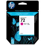 （まとめ） HP72 インクカートリッジ マゼンタ 69ml 染料系 C9399A 1個 【×3セット】