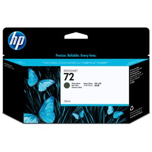 （まとめ） HP72 インクカートリッジ マットブラック 130ml 顔料系 C9403A 1個 【×3セット】