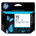 （まとめ） HP72 プリントヘッド グレー／フォトブラック C9380A 1個 【×3セット】