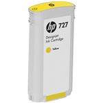（まとめ） HP727 インクカートリッジ 染料イエロー 130ml B3P21A 1個 【×3セット】