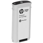 （まとめ） HP727 インクカートリッジ 染料フォトブラック 130ml B3P23A 1個 【×3セット】