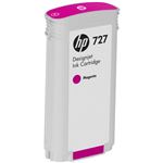 （まとめ） HP727 インクカートリッジ 染料マゼンタ 130ml B3P20A 1個 【×3セット】