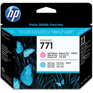 （まとめ） HP771 プリントヘッド ライトマゼンタ／ライトシアン CE019A 1個 【×3セット】