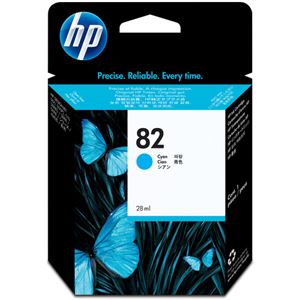 （まとめ） HP82 インクカートリッジ シアン 染料系 C4911A 1個 【×3セット】