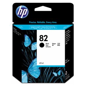 （まとめ） HP82 インクカートリッジ ブラック 69ml 顔料系 CH565A 1個 【×3セット】