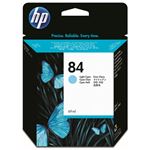 （まとめ） HP84 インクカートリッジ ライトシアン 染料系 C5017A 1個 【×3セット】