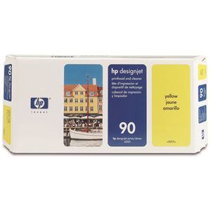 （まとめ） HP90 プリントヘッド／クリーナー イエロー C5057A 1個 【×3セット】