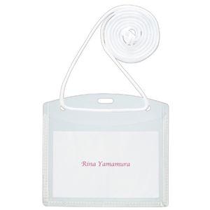 （まとめ） TANOSEE イベント用名札 名刺サイズ 1パック（10個） 【×15セット】