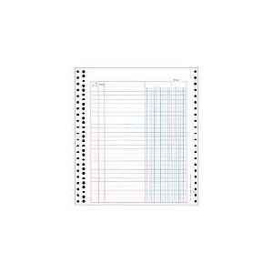 （まとめ） オービック バインダー元帳 Y10×T11 連続用紙 4024 1箱（1000枚） 【×2セット】