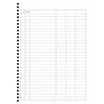 （まとめ） オービック 単票バインダー元帳 A4タテ 4124 1箱（1000枚） 【×2セット】