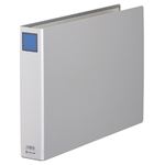 （まとめ） キングファイルG A3ヨコ 500枚収容 背幅66mm グレー 1005EN 1冊 【×10セット】