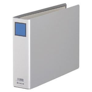 （まとめ） キングファイルG A4ヨコ 500枚収容 背幅66mm グレー 985N 1冊 【×10セット】