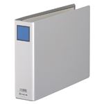 （まとめ） キングファイルG A4ヨコ 500枚収容 背幅66mm グレー 985N 1冊 【×10セット】