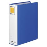 （まとめ） コクヨ チューブファイル（エコツインR） B5タテ 600枚収容 背幅75mm 青 フ-RT661B 1冊 【×10セット】