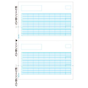 （まとめ） ヒサゴ 給与明細書 A4タテ 2面 GB1172 1箱（500枚） 【×2セット】