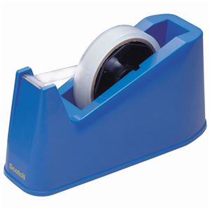 （まとめ） 3M スコッチ デスクディスペンサー ブルー C-3-J-BLUE 1台 【×10セット】