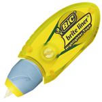 （まとめ） BIC テープ式蛍光マーカー ブライトライナーテープ イエロー BLGTFYLW1PBLS 1個 【×30セット】