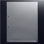 （まとめ） G-Aim 2穴ホルダー マチなし A4タテ クリア YG-200 1パック（10枚） 【×15セット】