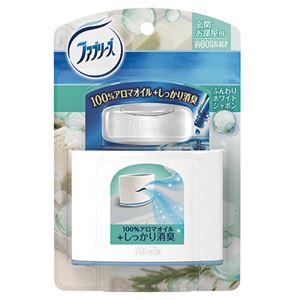 （まとめ） P＆G お部屋のファブリーズアロマ ふんわりホワイトシャボン 本体 5.5ml 1個 【×5セット】