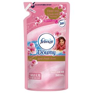 （まとめ） P＆G ファブリーズ ダウニーエイプリルフレッシュの香り つめかえ用 320ml 1個 【×10セット】