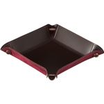 （まとめ） SEF アクセサリートレーS ボルドー 1個 【×5セット】