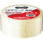 （まとめ） TANOSEE OPPテープ 厚口 厚さ0.090mm 48mm×50m 1巻 【×20セット】