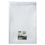 （まとめ） TANOSEE OPP袋 フタ・テープ付 B5用 195×270+40mm 1パック（100枚） 【×10セット】