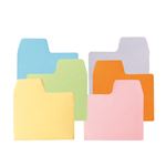 （まとめ） TANOSEE インデックスふせん（スクエア） 65×65mm 6色 1パック（12冊） 【×10セット】