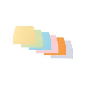 （まとめ） TANOSEE インデックスふせん（ミニ） 37×30mm 6色 1パック（6冊） 【×10セット】
