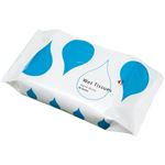 （まとめ） TANOSEE ウェットティッシュ 詰替用 1パック（80枚） 【×15セット】