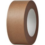 （まとめ） TANOSEE クラフトテープ 重ね貼可能 50mm×50m 茶 1巻 【×20セット】